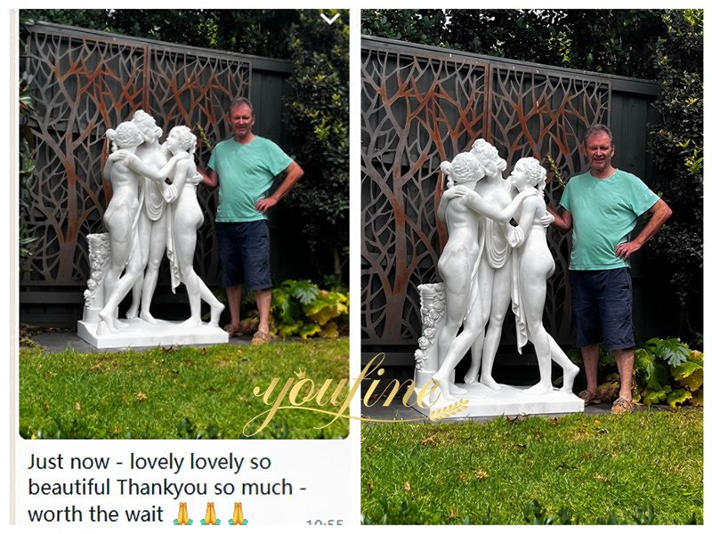 three graces marble sculpture feedback