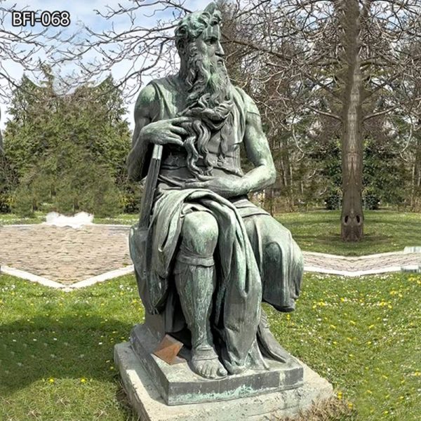 Sculpture en bronze de Moïse de Michel-Ange