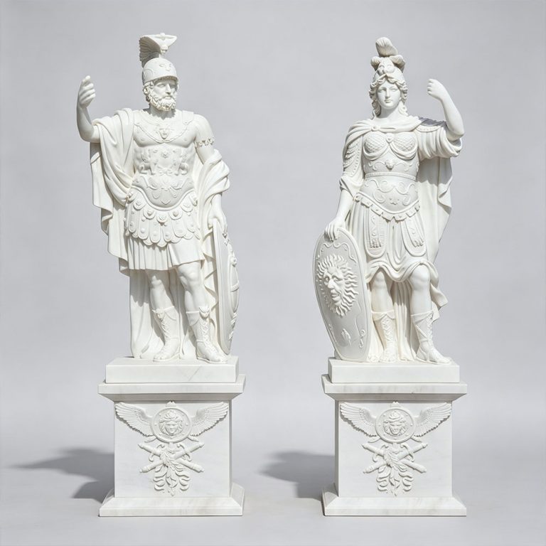 Famous Roman Marble Statues of Warriors for Sale MOKK-67