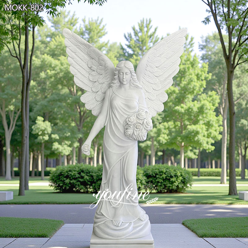 Angel Statue with flower