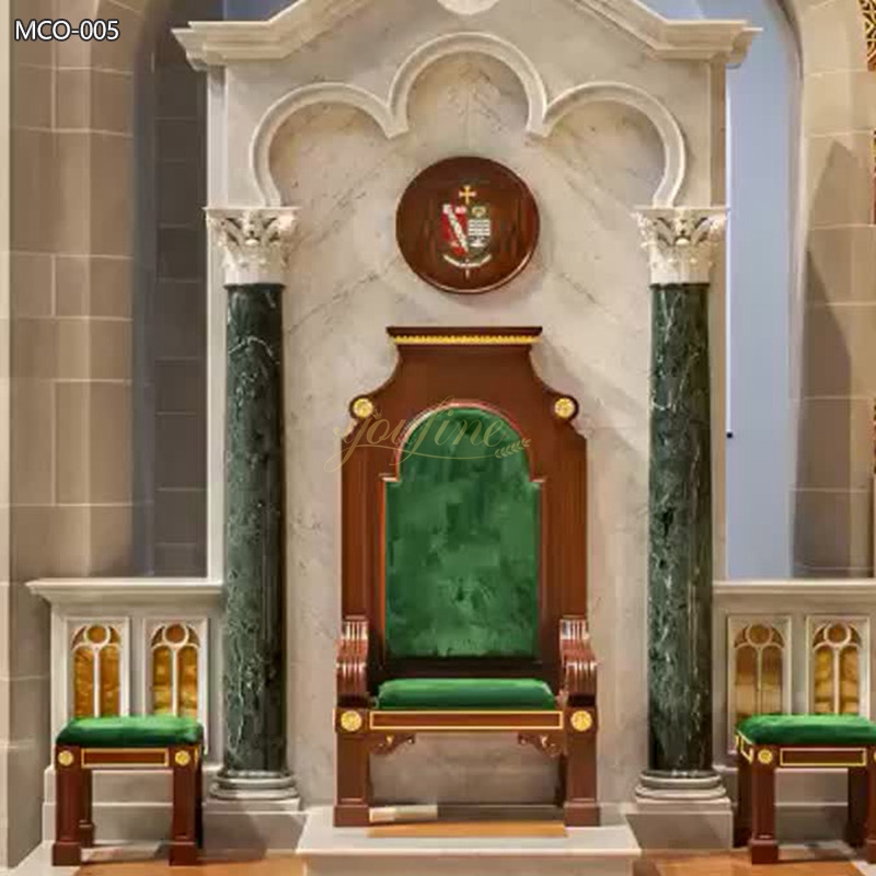 Luxurious Corinthian Green Marble Columns