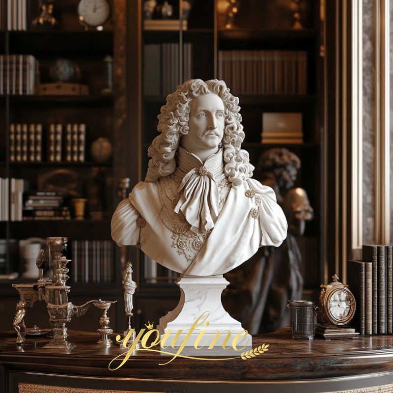 Marble Bust of Louis XIV 2