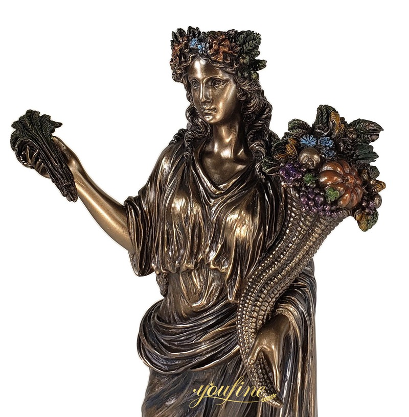 bronze Demeter sculpture