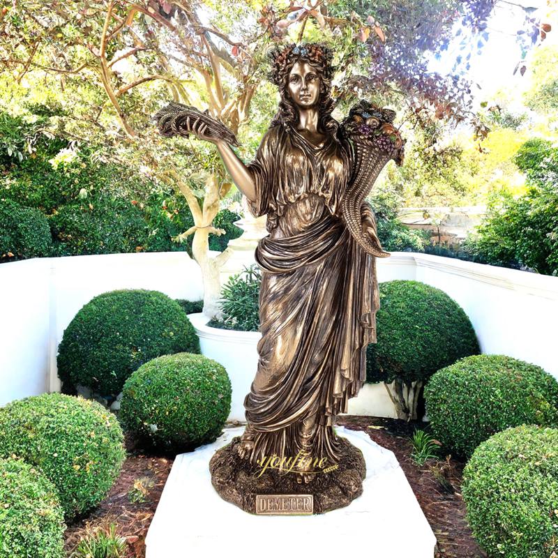 demeter garden statue