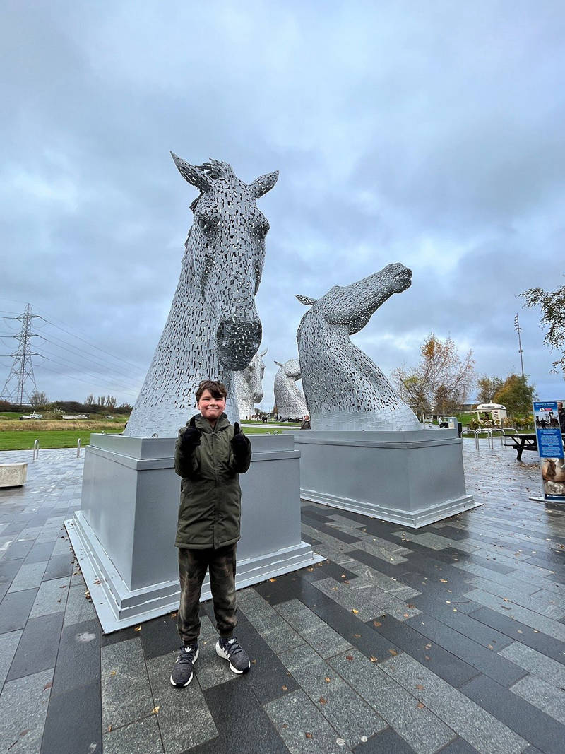 metal kelpies sculpture