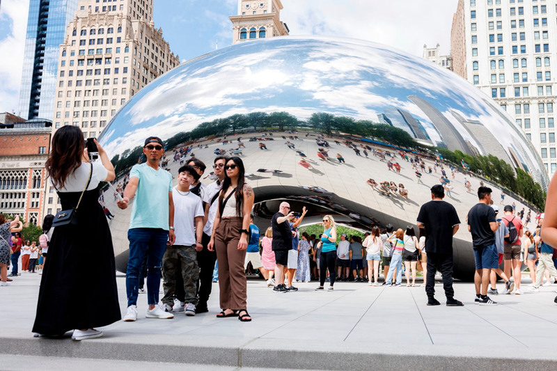 the bean sculpture