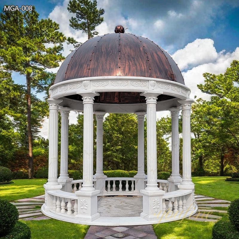 Classical Vision Metal Capped Gazebo