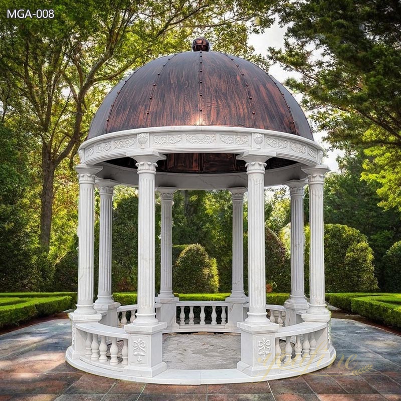 Classical Vision Metal Capped Gazebo