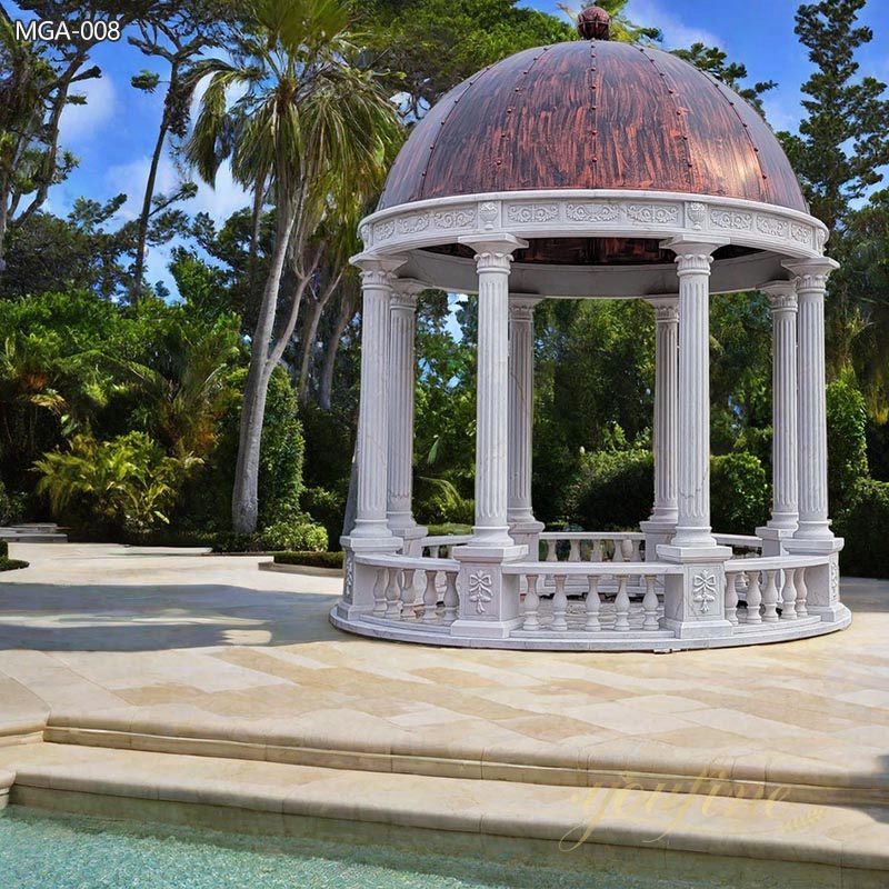 Classical Vision Metal Capped Gazebo