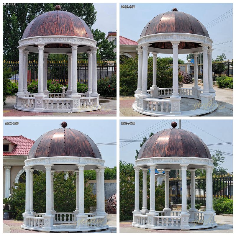 Classical Vision Metal Capped Gazebo