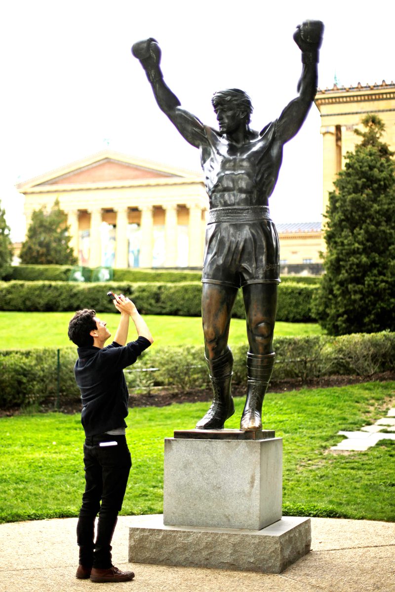 Famous Bronze Rocky Statue
