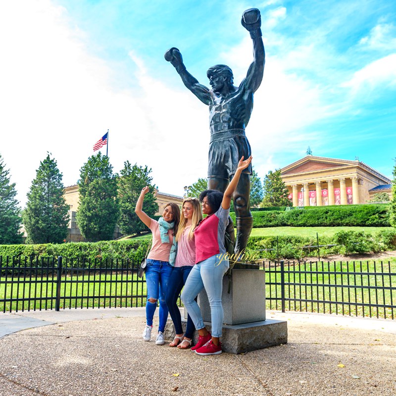 Famous Large Bronze Rocky Sculpture