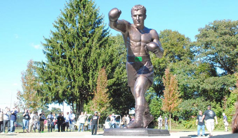 Famous Large Bronze Rocky Statue