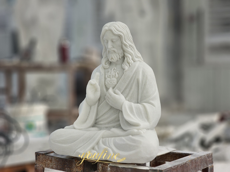 Meditating Jesus Statues