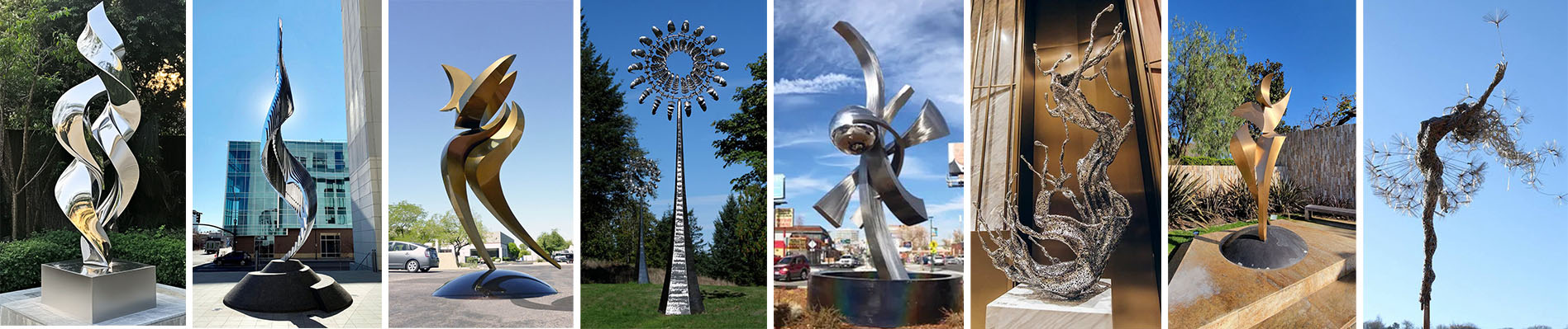 dynamic sculpture banner