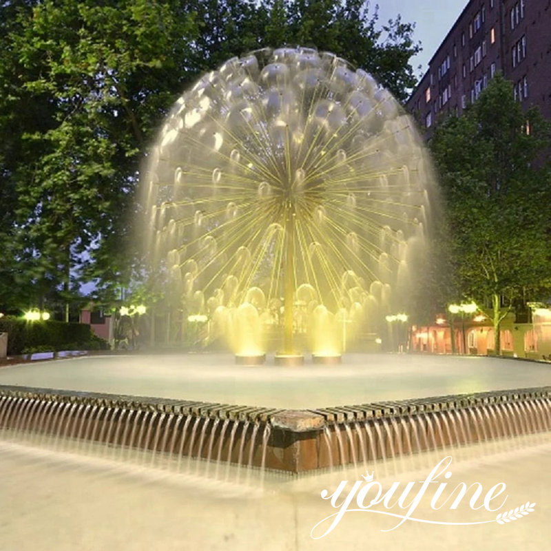 lighting water fountain