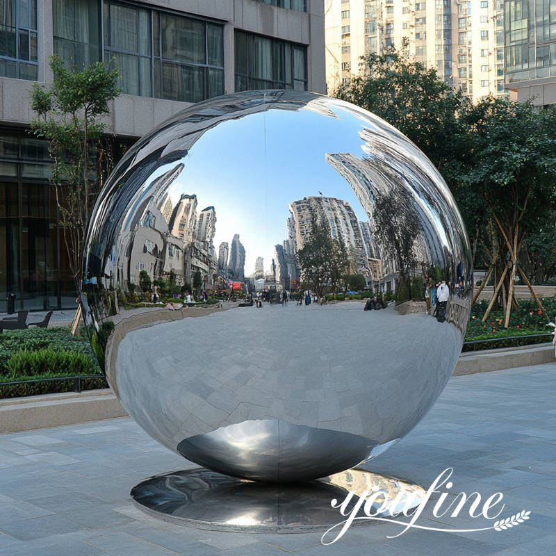 outdoor large steel spheres