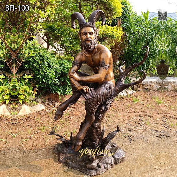 pan statue goat
