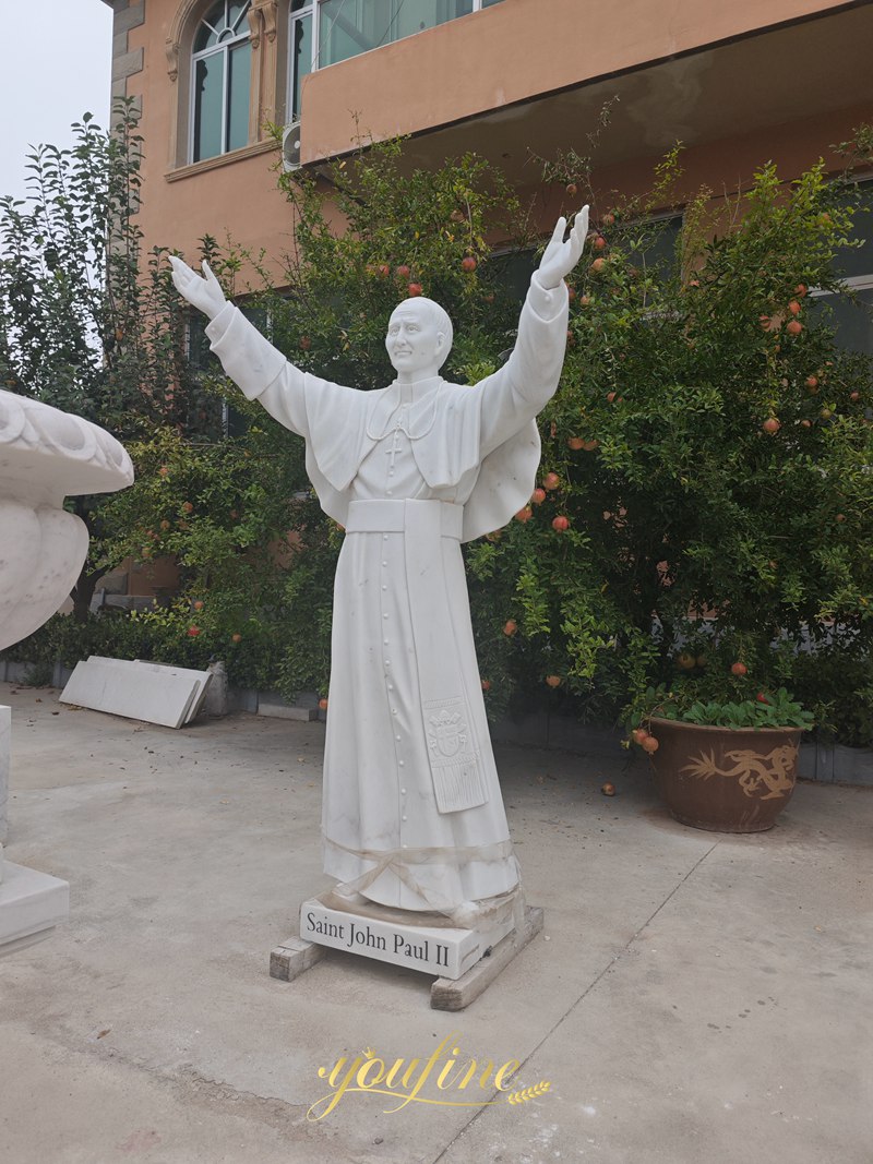 pop John Paul II Statue for Outdoor