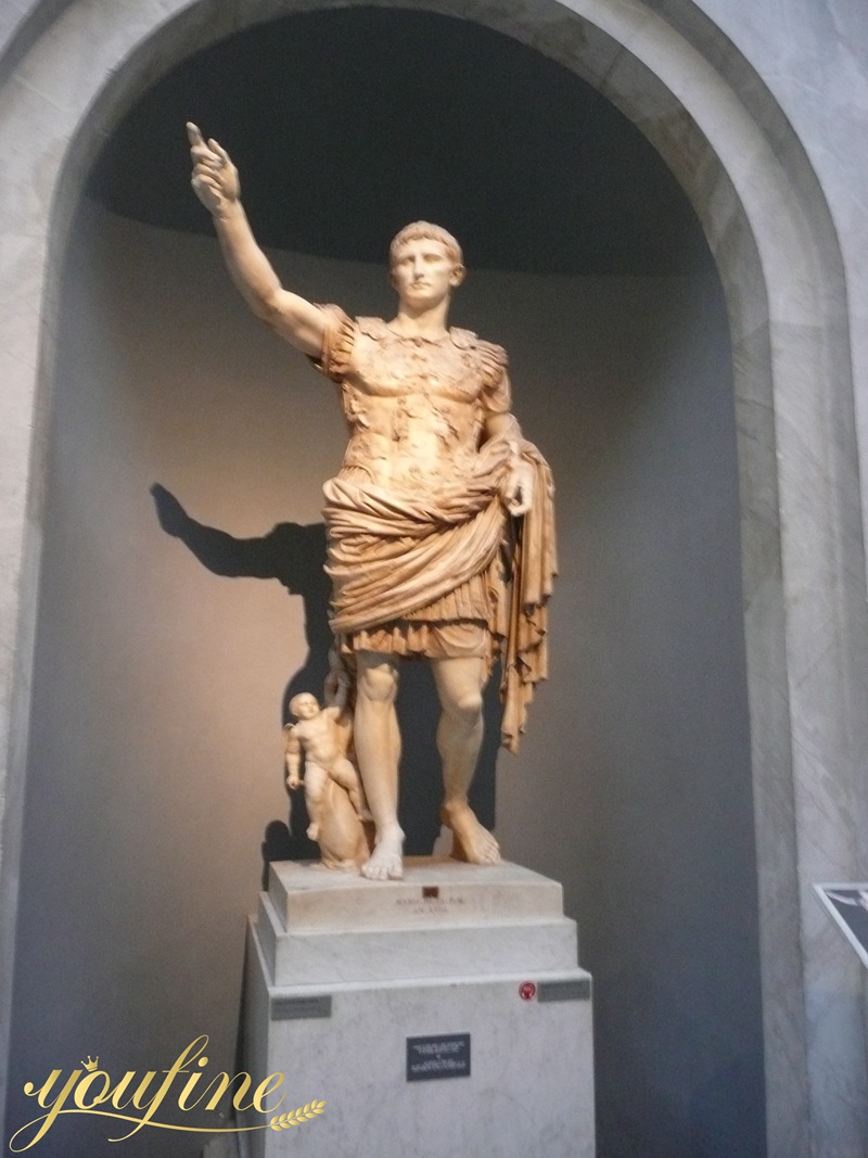 Augustus of Primaporta marble statue