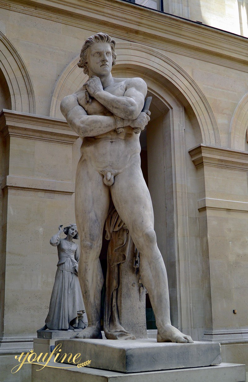 Famous Marble Roman Spartacus sculpture