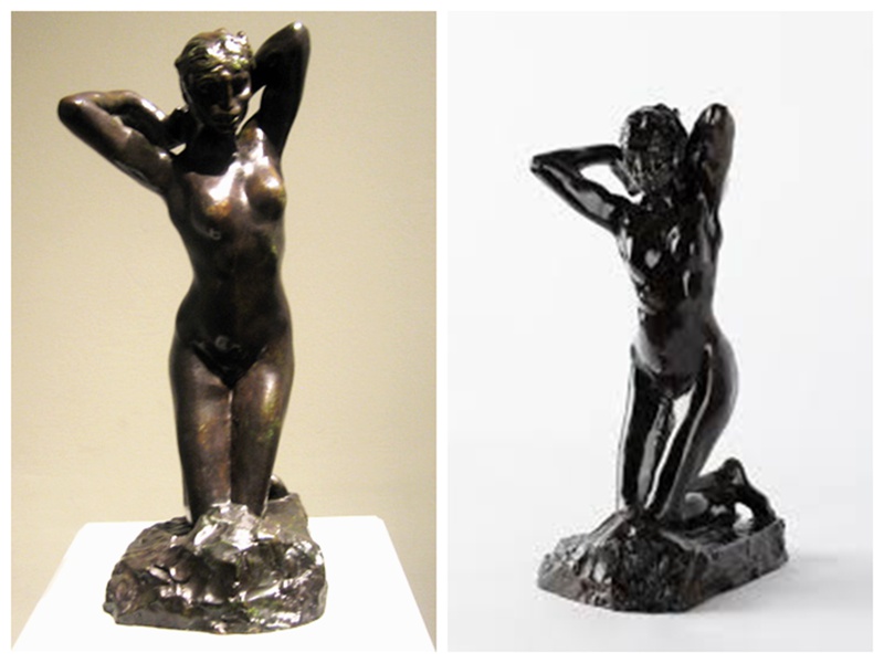 Kneeling Female Faun statue