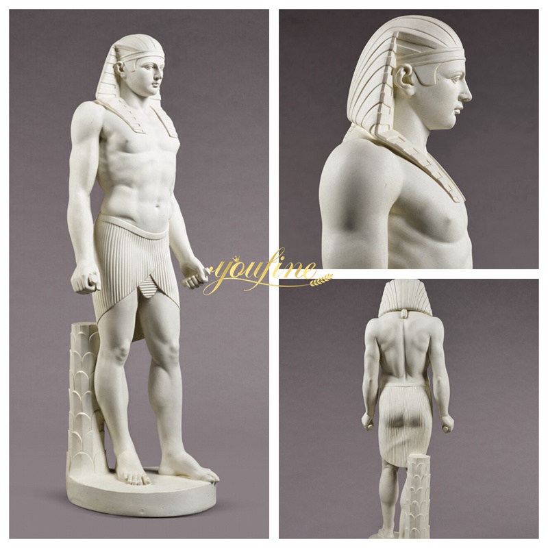 Life Size Antinous as Osiris Egyptian Statue