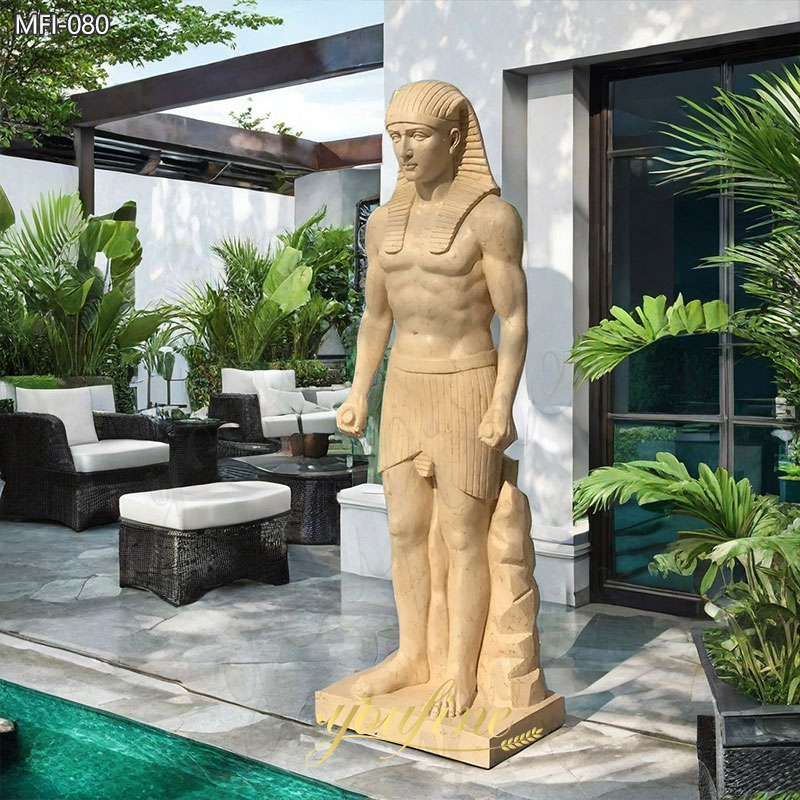Marble Egyptian Statue