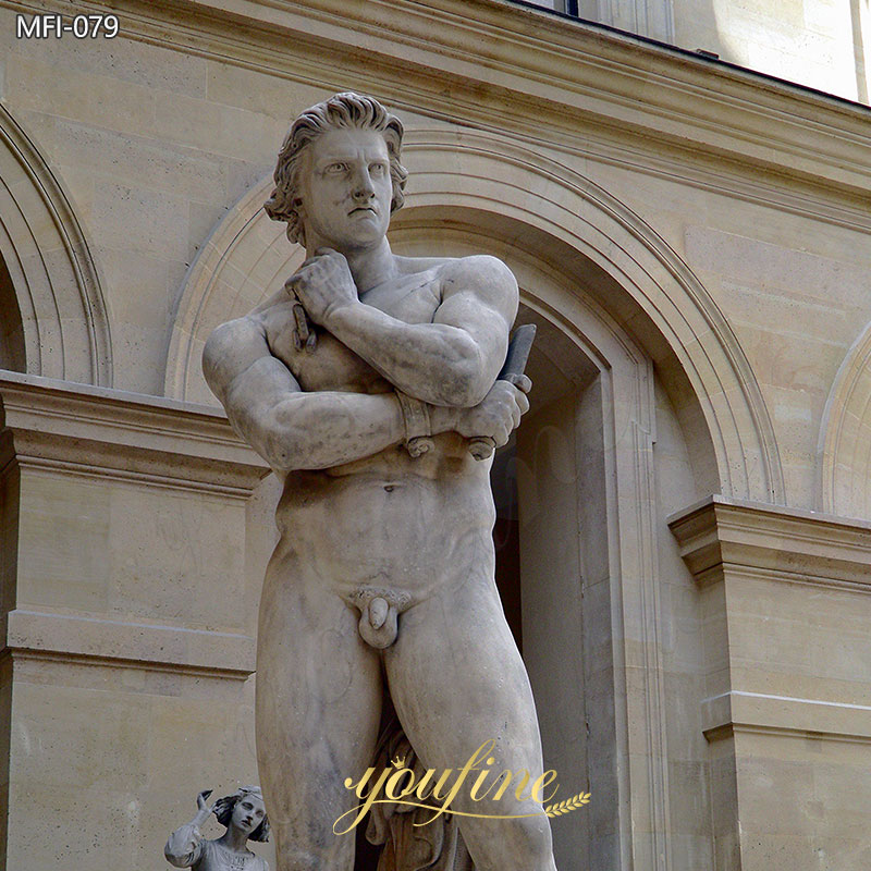 Marble Roman Spartacus Statue