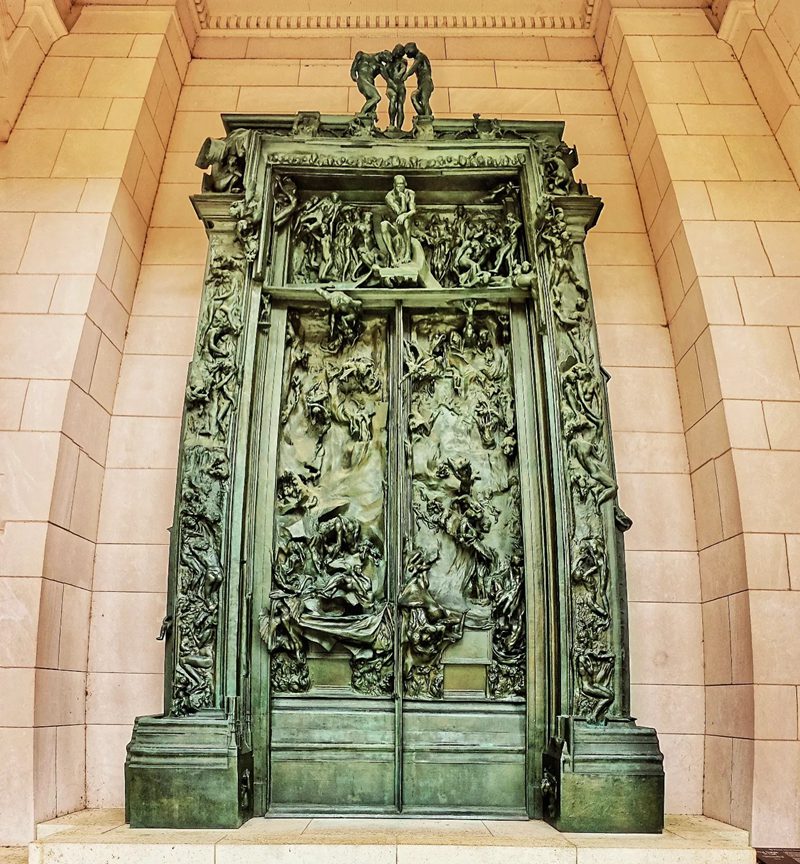 bronze Rodin's Gates of Hell