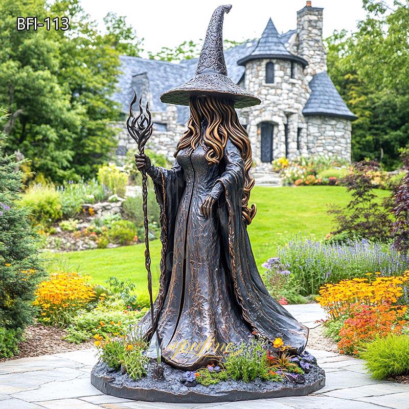 custom wizard statue