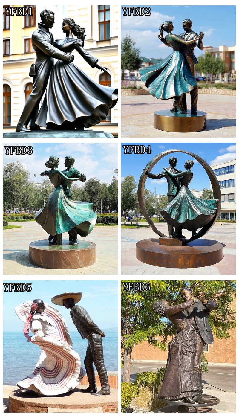 dancing couple sculpture