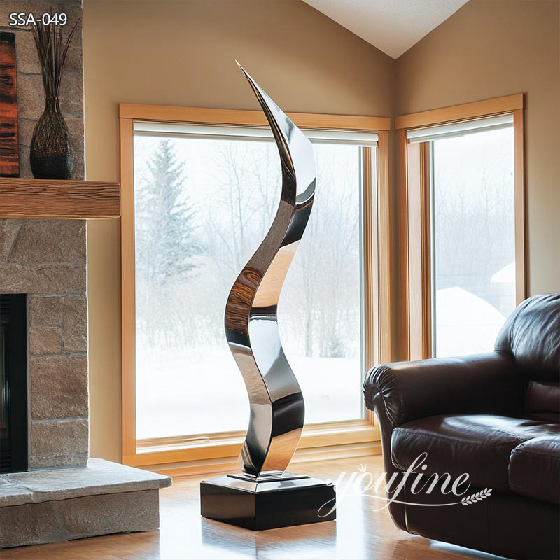 decorative tall metal sculpture