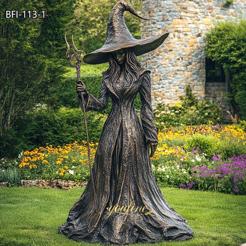 Large Bronze Garden Wizard Statue BFI-113