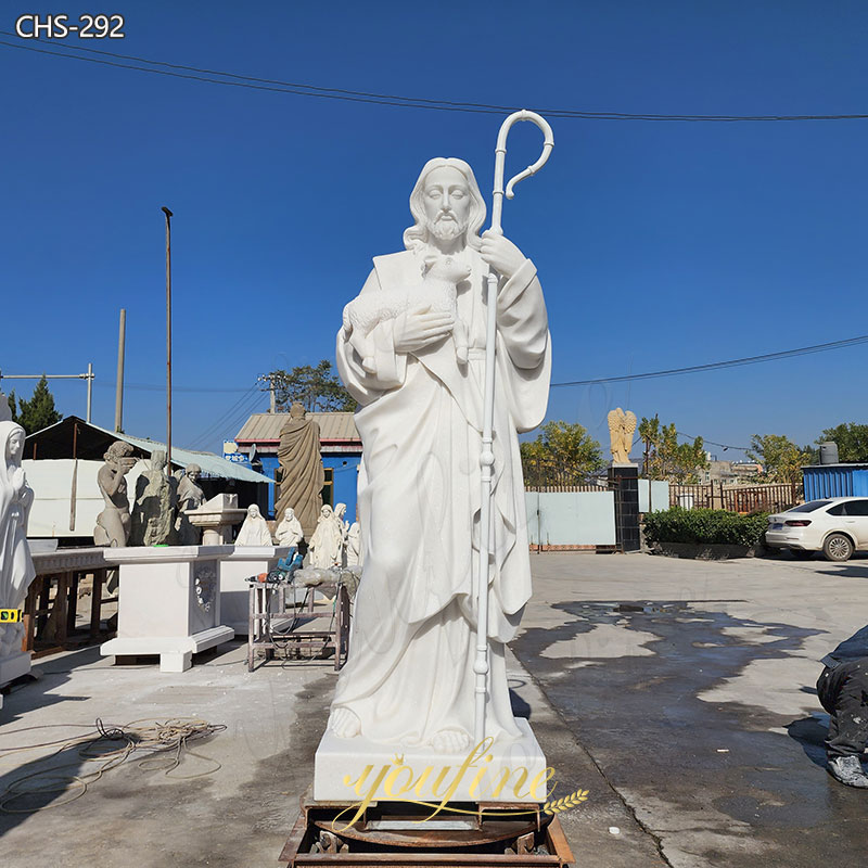 jesus the good shepherd statue