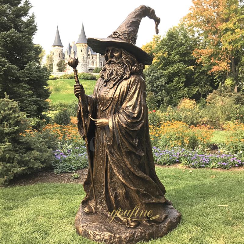 man wizard statue