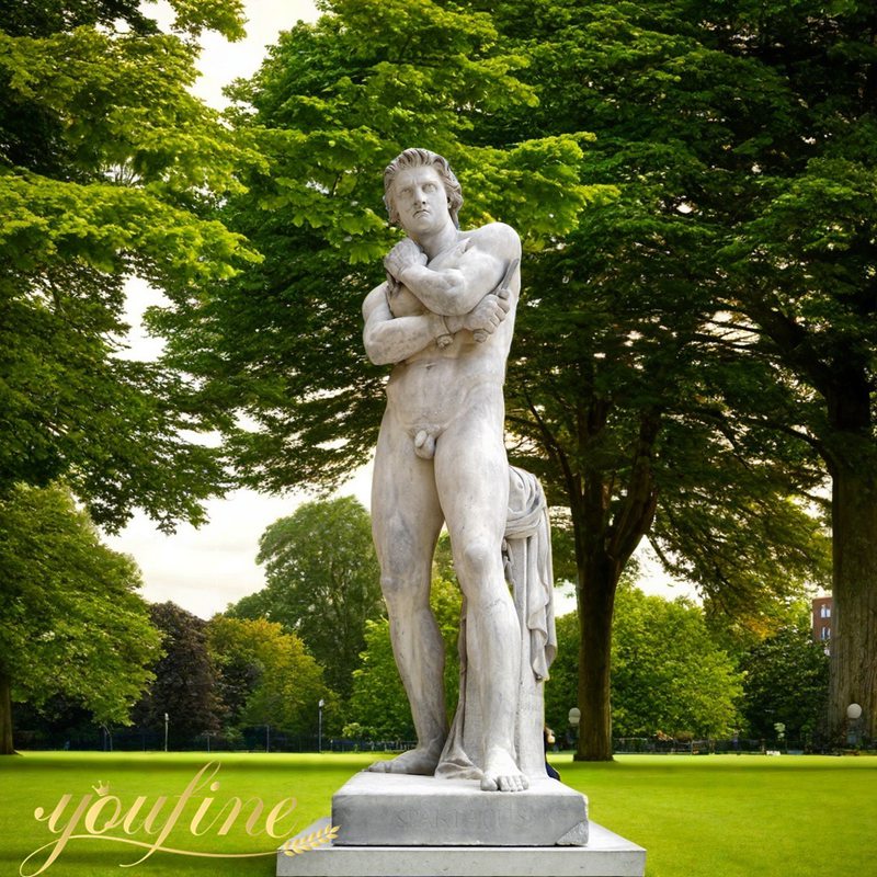 marble Spartacus statue by Denis Foyatier