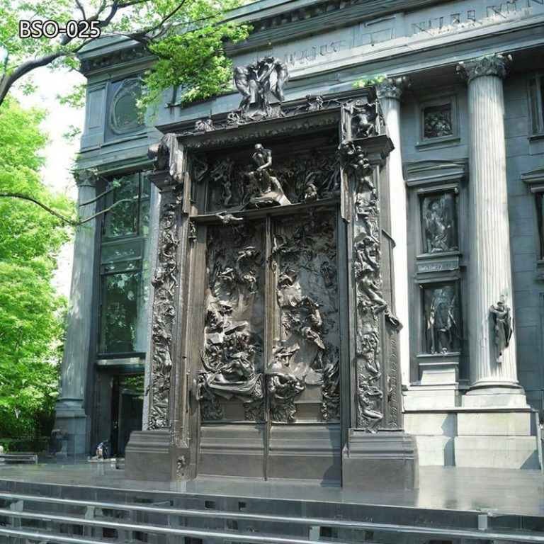 Famous Bronze Rodin Sculpture The Gates Of Hell BSO-025