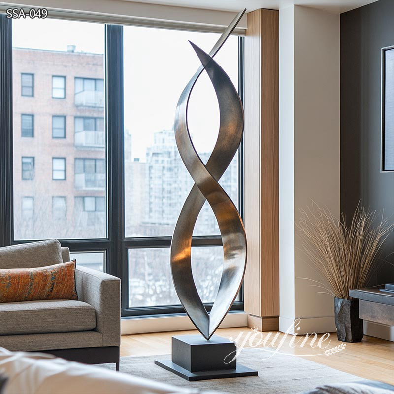 stainless steel sculpture for living room