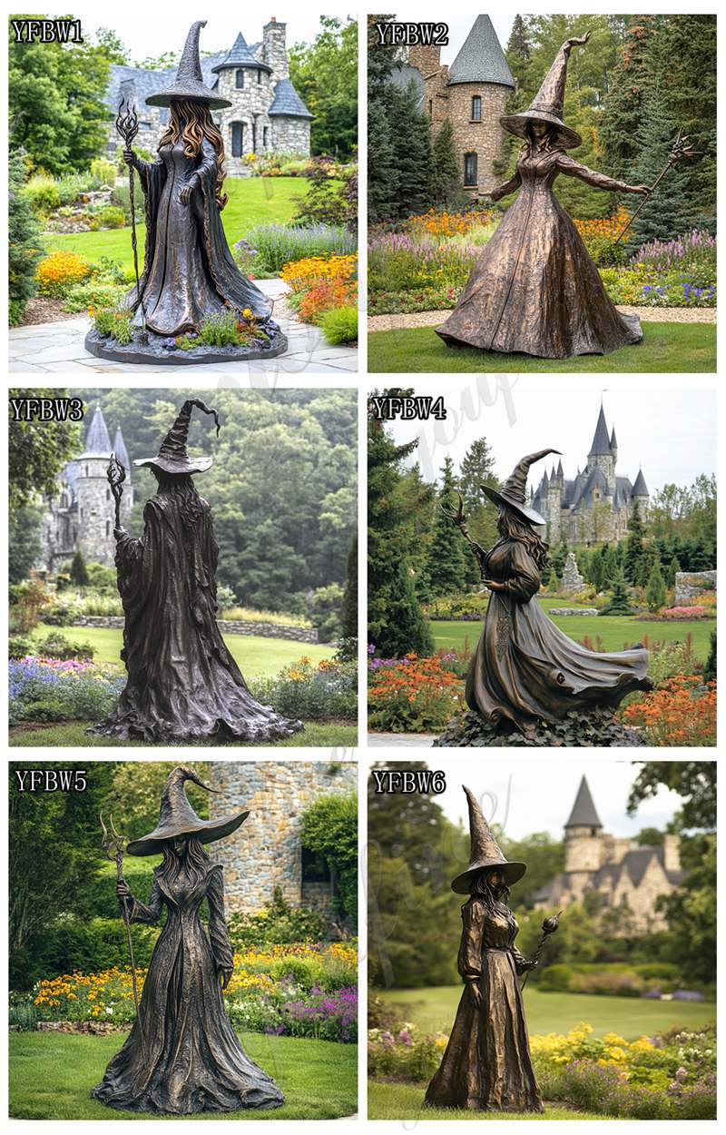wizard statue garden
