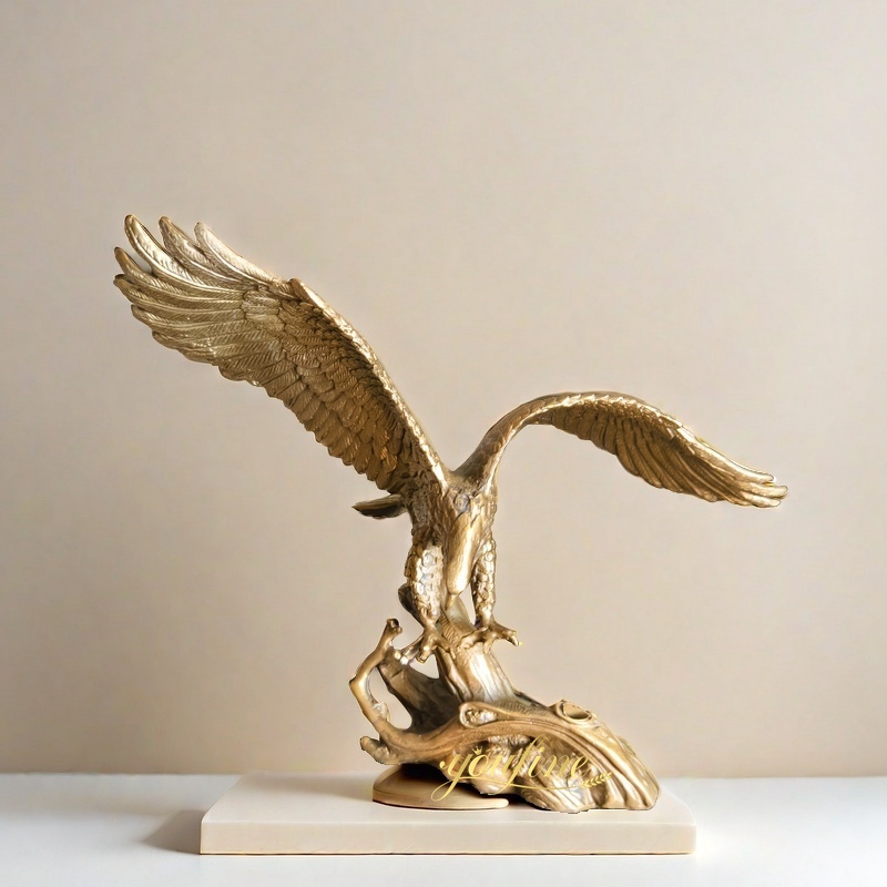 Brass Eagle Statue art
