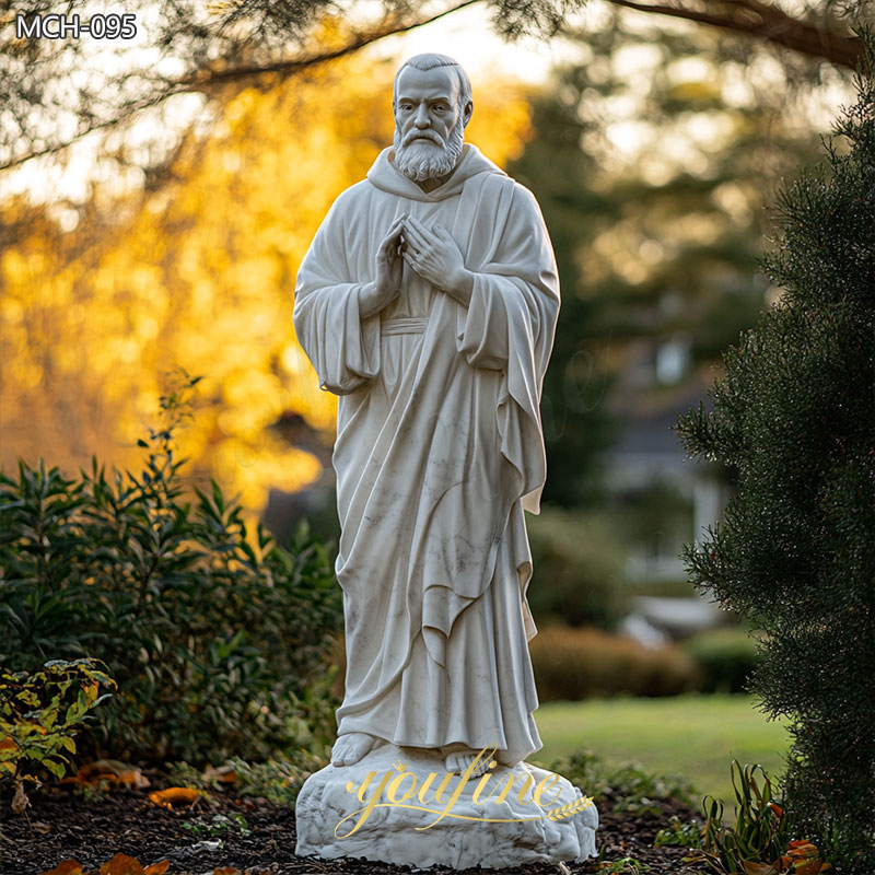 Marble Padre Pio Statue