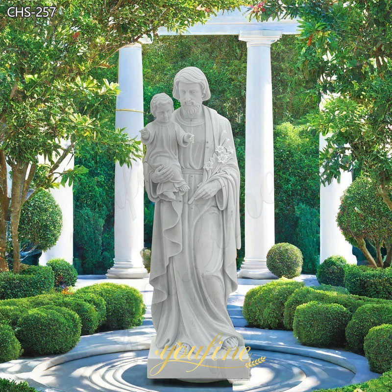 Prayer of Saint Joseph With Baby Jesus for Outdoor Decor