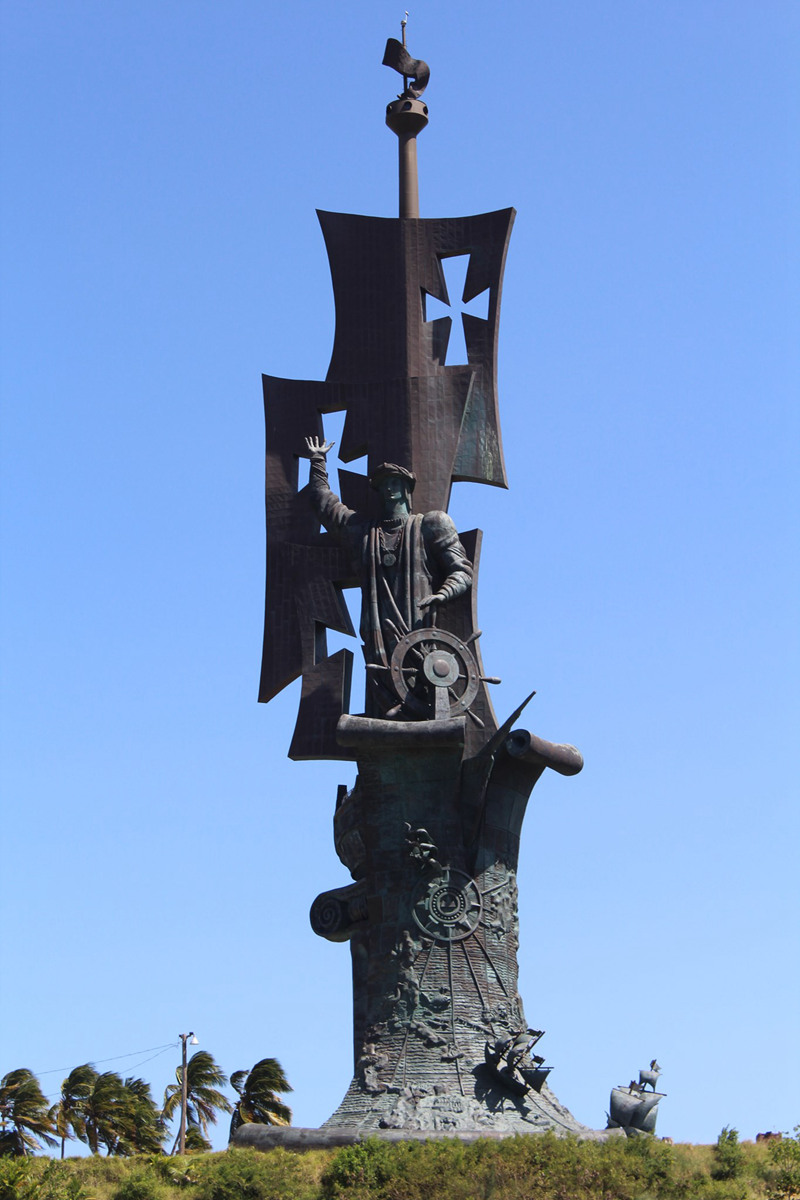 birth of the new world statue