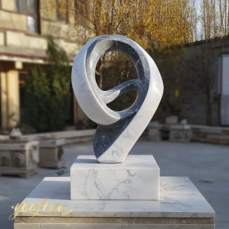 gray Marble abstract sculpture