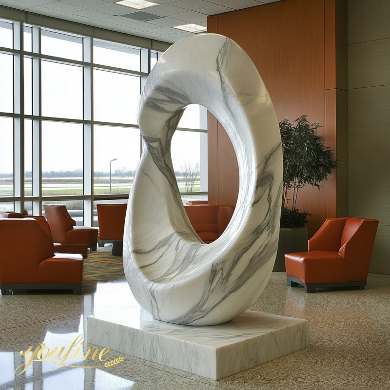 large Marble abstract sculpture