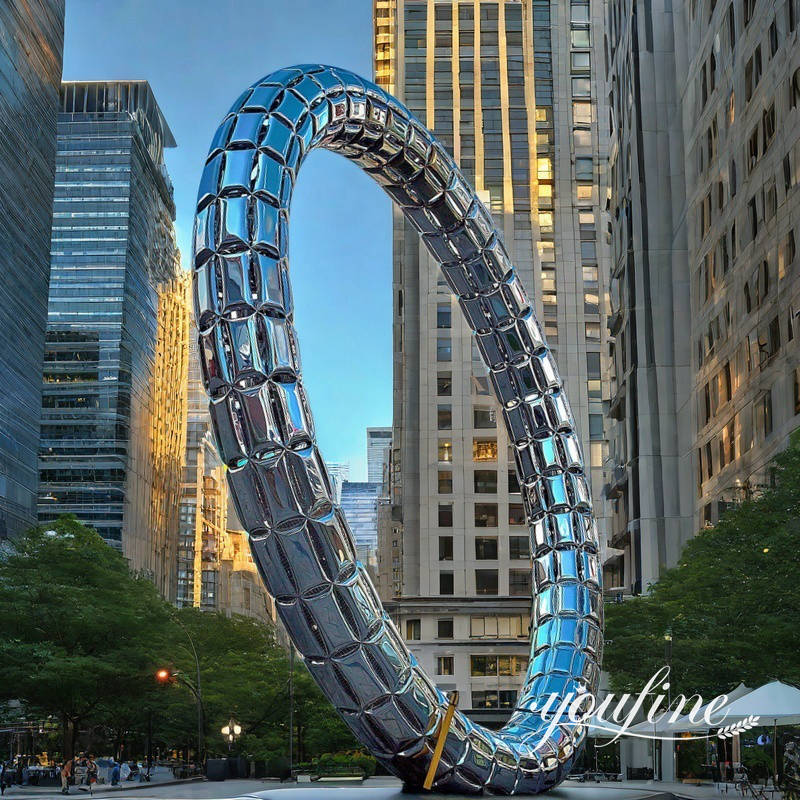 Custom Large Modern Outdoor Sculpture for Urban Decor GSS-034