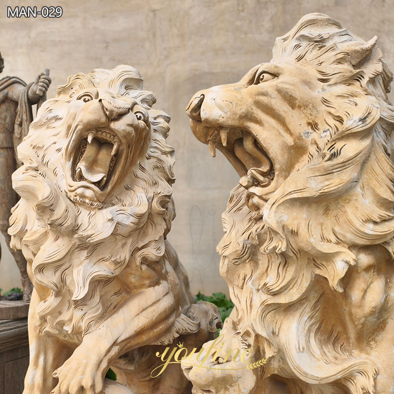 stone Lion Lawn Ornaments