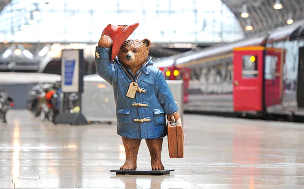 giant paddington bear statue
