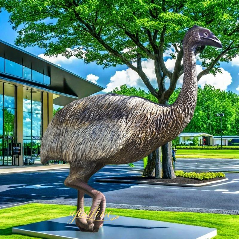 Large Bronze Ostrich Sculpture BAN-326